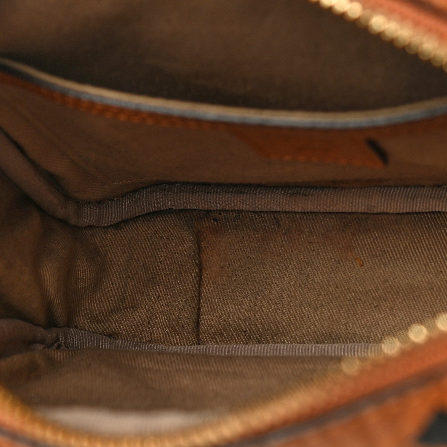 MCM Visetos Camera Crossbody Bag Cognac 9 of 11