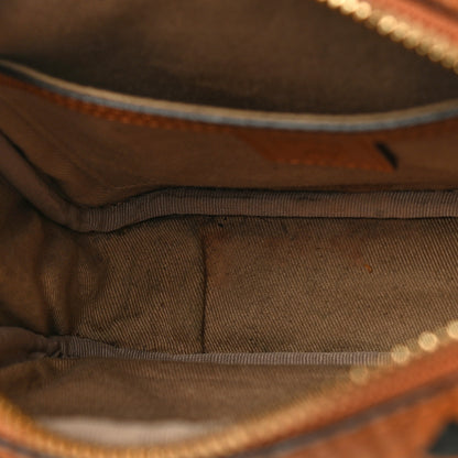 MCM Visetos Camera Crossbody Bag Cognac 9 of 11