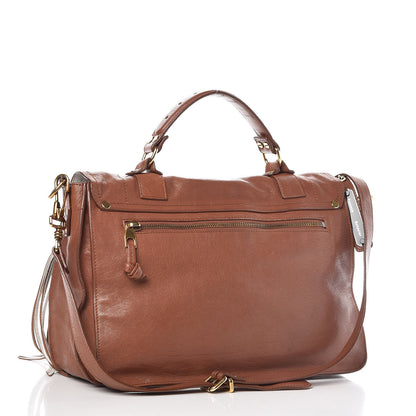 Proenza Schouler Lambskin Fringe Medium PS1 Satchel Saddle 4 of 12