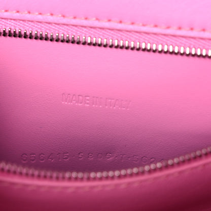Balenciaga Faux Fur Medium Fluffy Hourglass Top Handle Bag Pink 7 of 9
