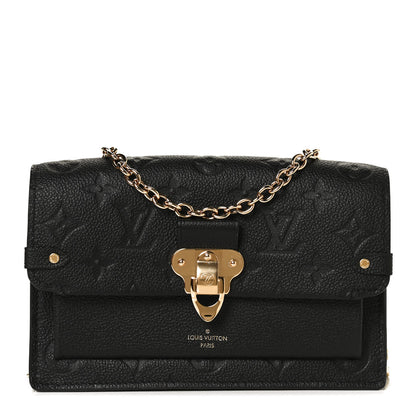 Louis Vuitton Empreinte Vavin Chain Wallet Black 1 of 12