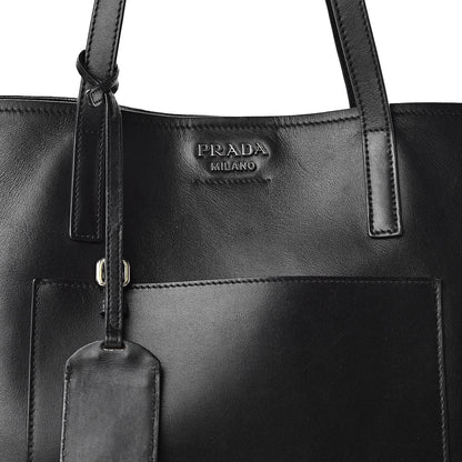 Prada City Calf Shopping Tote Black 9 of 16