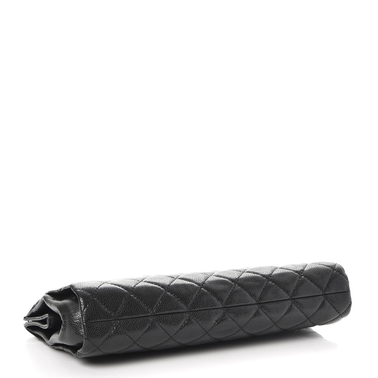 Chanel Caviar Quilted CC Large Clutch Black 4 of 8