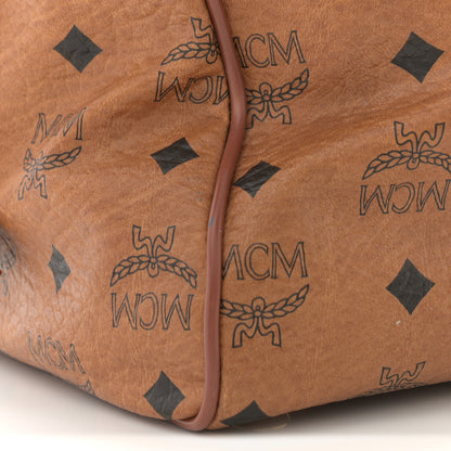 MCM Visetos Essential Boston Bag Cognac 10 of 12