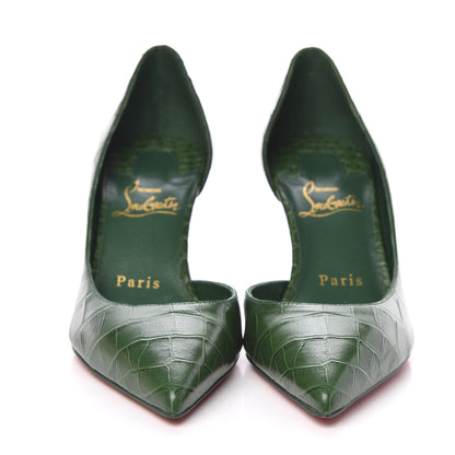 Christian Louboutin Calfskin Alligator Embossed Iriza 70 Pumps 35 Canopee 2 of 8