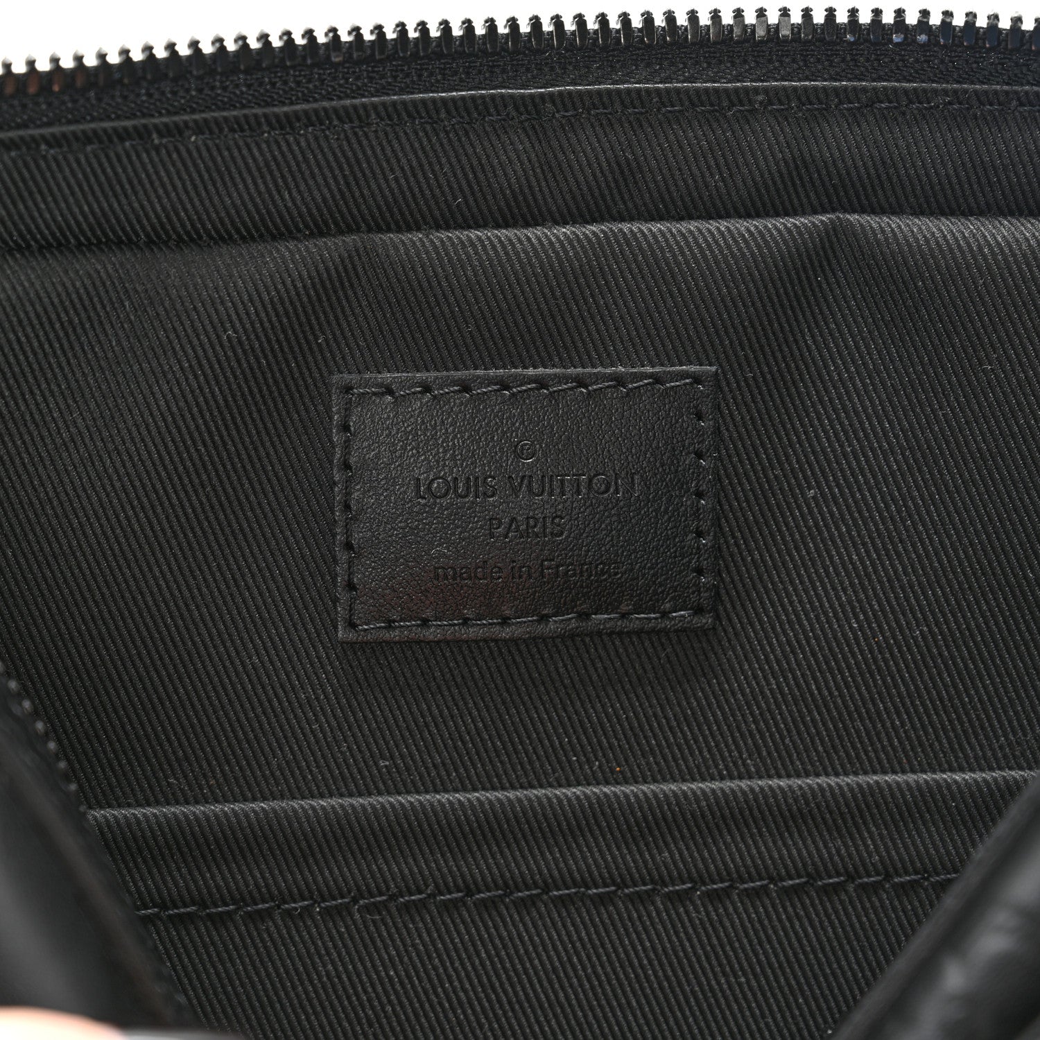 Louis Vuitton Calfskin Monogram Shadow Duo Messenger Black 9 of 13