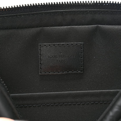 Louis Vuitton Calfskin Monogram Shadow Duo Messenger Black 9 of 13