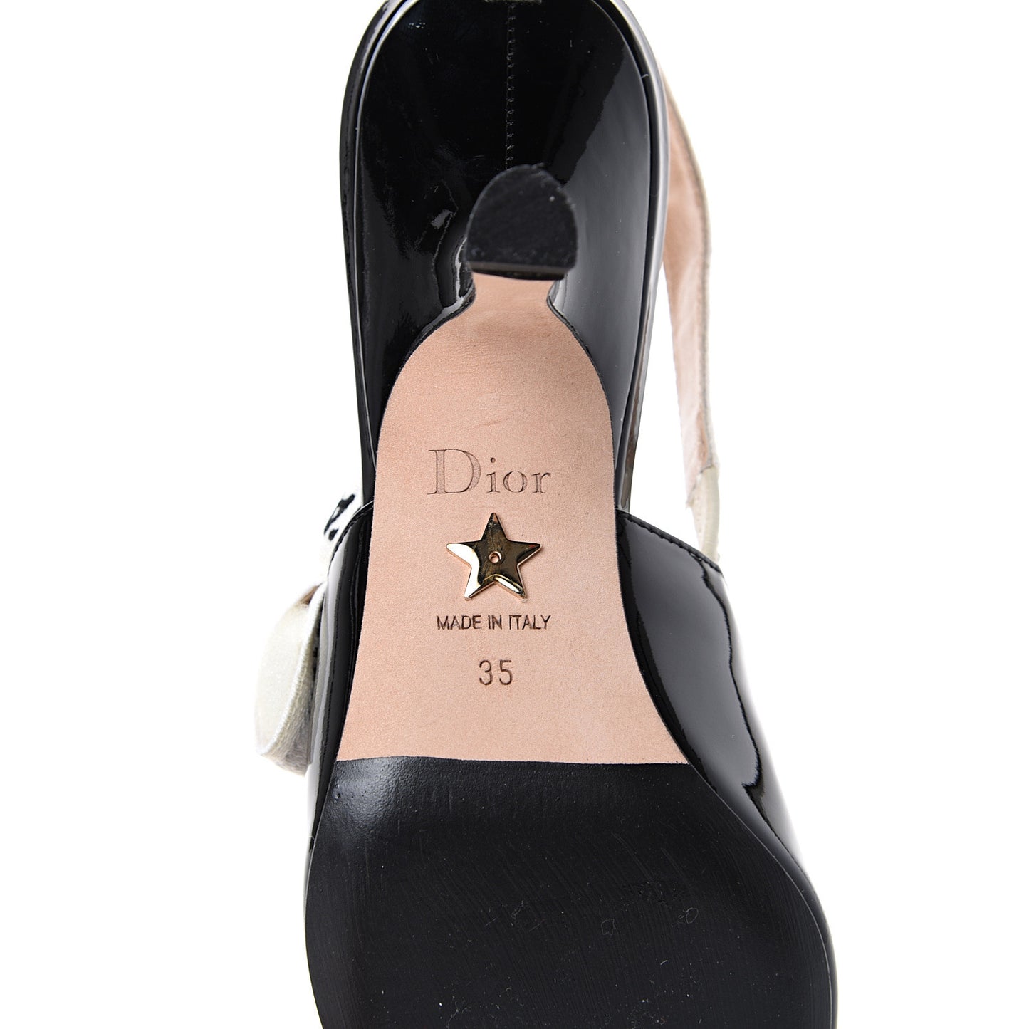Patent Ribbon J'Adior Slingback 65mm Pumps 35 Black