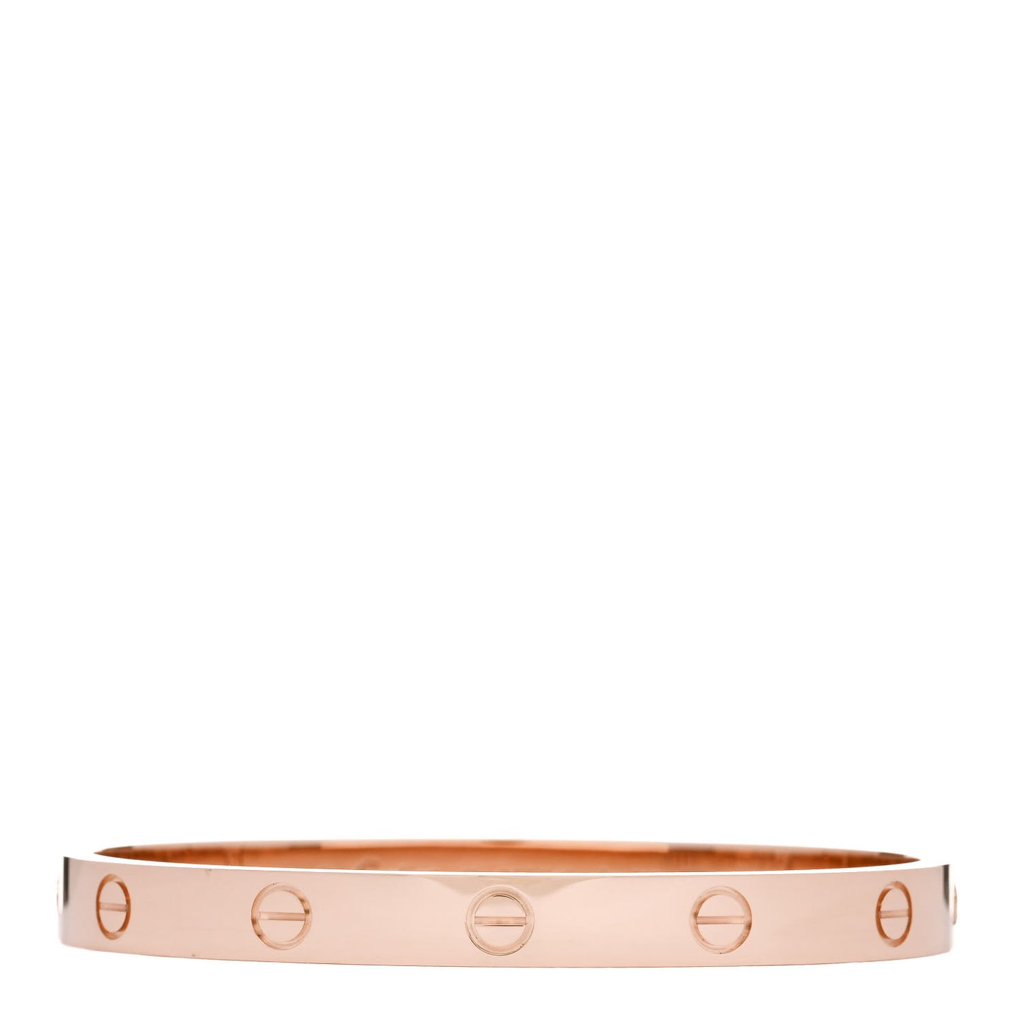 18K Pink Gold LOVE Bracelet 17