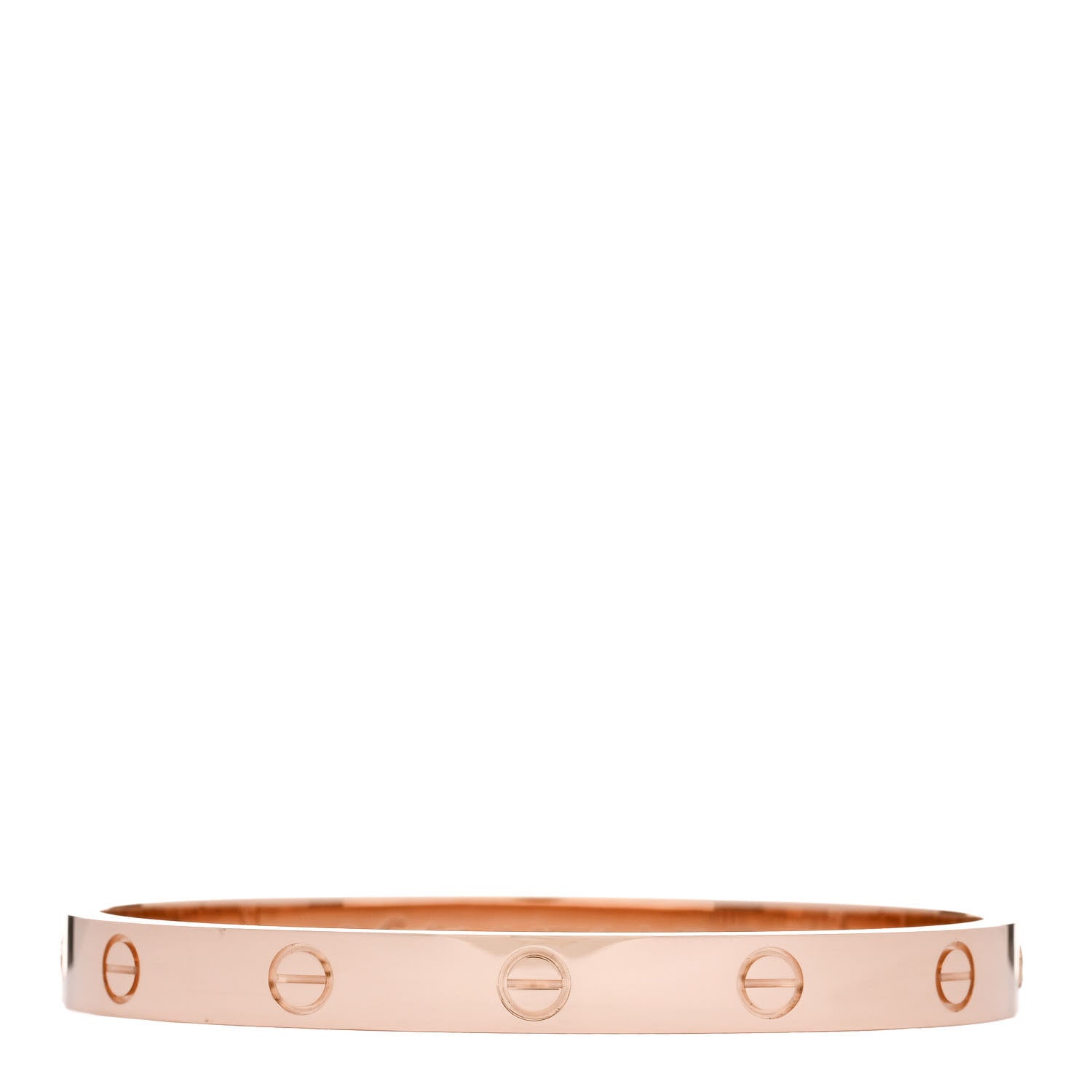 Cartier 18K Pink Gold LOVE Bracelet 17 1 of 9