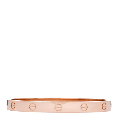 Cartier 18K Pink Gold LOVE Bracelet 17 1 of 9