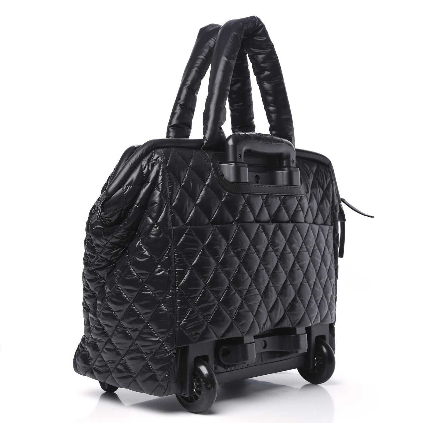 Nylon Quilted Coco Cocoon Trolley Black