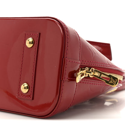 Louis Vuitton Vernis Alma BB Pomme D'Amour 9 of 11