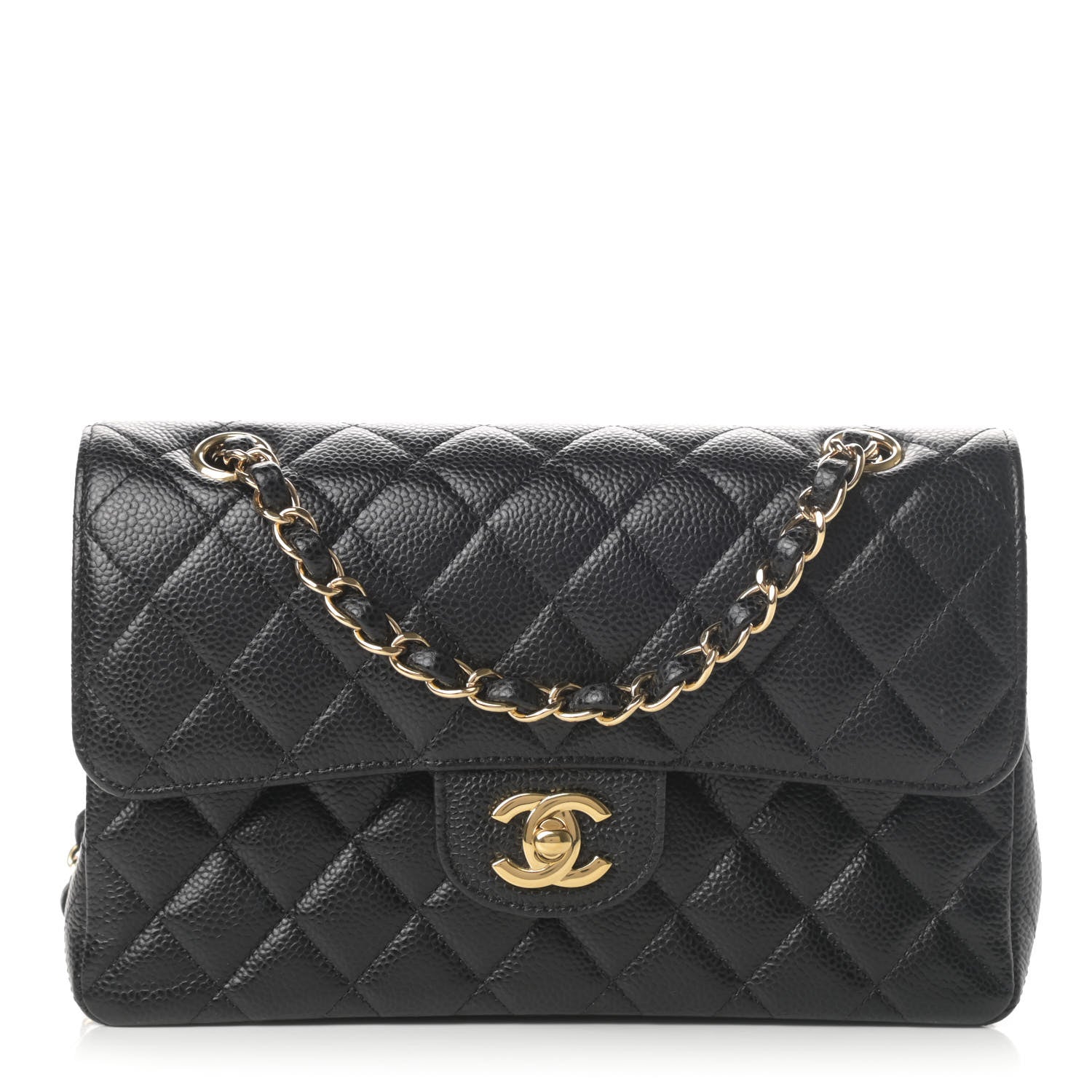 Chanel Caviar Quilted Small Double Flap Black 1 of 13