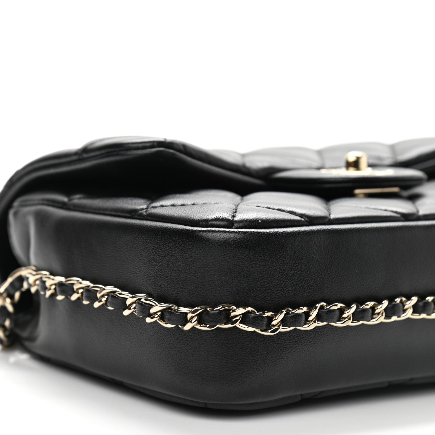 Chanel Lambskin Quilted Small My Precious Flap Black 9 of 10