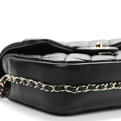 Chanel Lambskin Quilted Small My Precious Flap Black 9 of 10