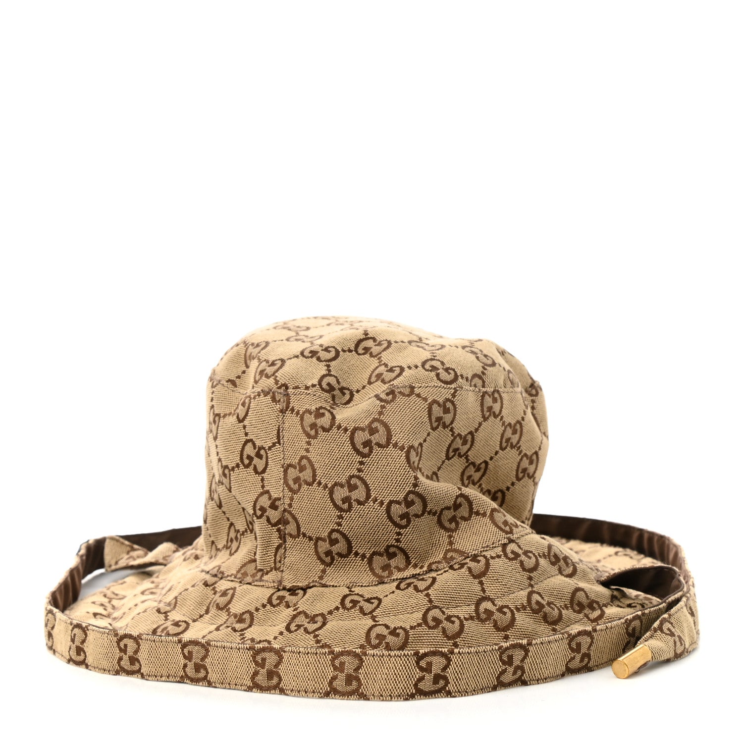 Gucci Canvas Monogram Reversible Bucket Hat M Brown 12 of 16
