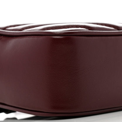 Saint Laurent Calfskin Matelasse Monogram Lou Belt Bag Dark Legion Red 9 of 13