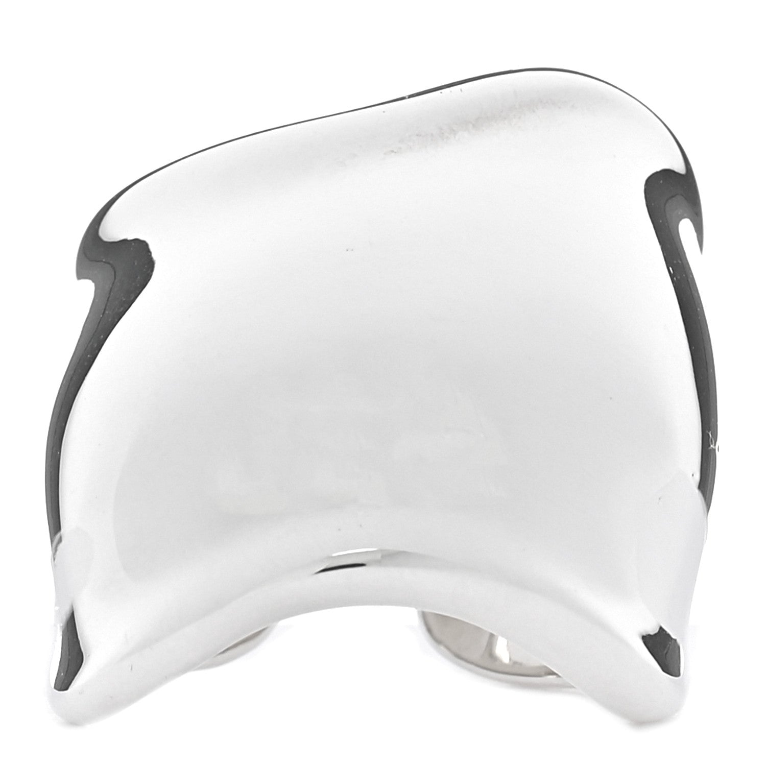 Tiffany Sterling Silver Elsa Peretti Bone Ring 54 7 1 of 5