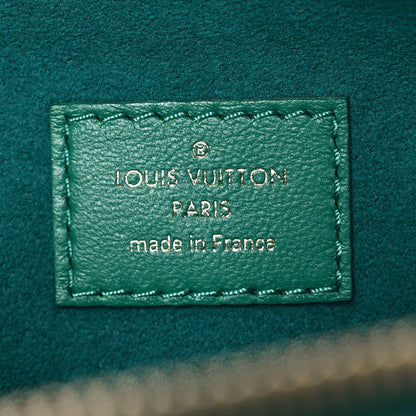 Louis Vuitton Lambskin Embossed Monogram Coussin BB Emeraude 8 of 15