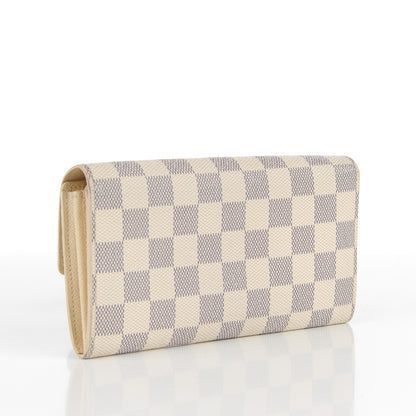 Louis Vuitton Damier Azur Sarah Wallet 3 of 7