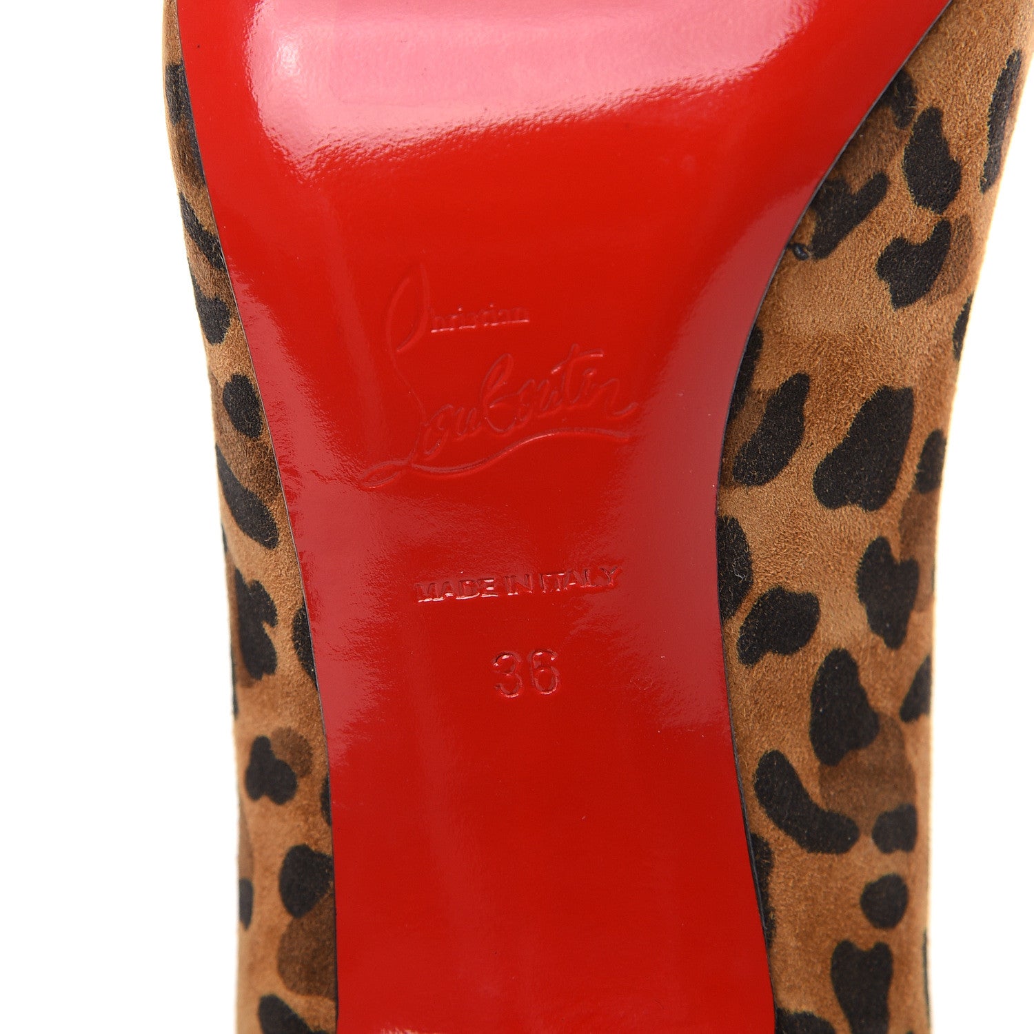 Christian Louboutin Veau Velours Clare 80 Pumps 36 Caramel 7 of 9