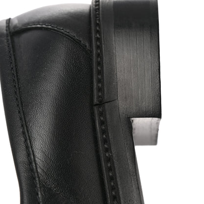 Chanel Lambskin Quilted CC Turnlock Loafers 38.5 Black 16 of 16