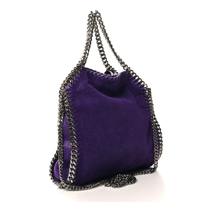 Stella McCartney Shaggy Deer Mini Falabella Tote Bright Purple 3 of 9