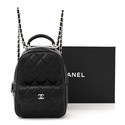Chanel Caviar Quilted CC Mini Classic Backpack Black 12 of 12