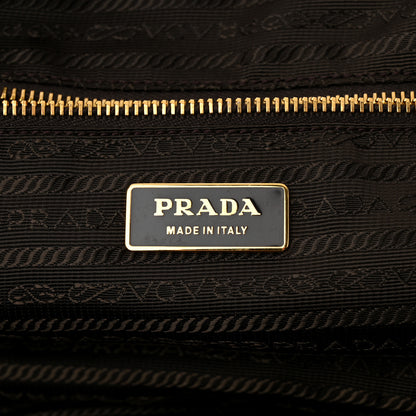 Prada Tessuto Nylon Chevron Catena Bag Ebano 6 of 12