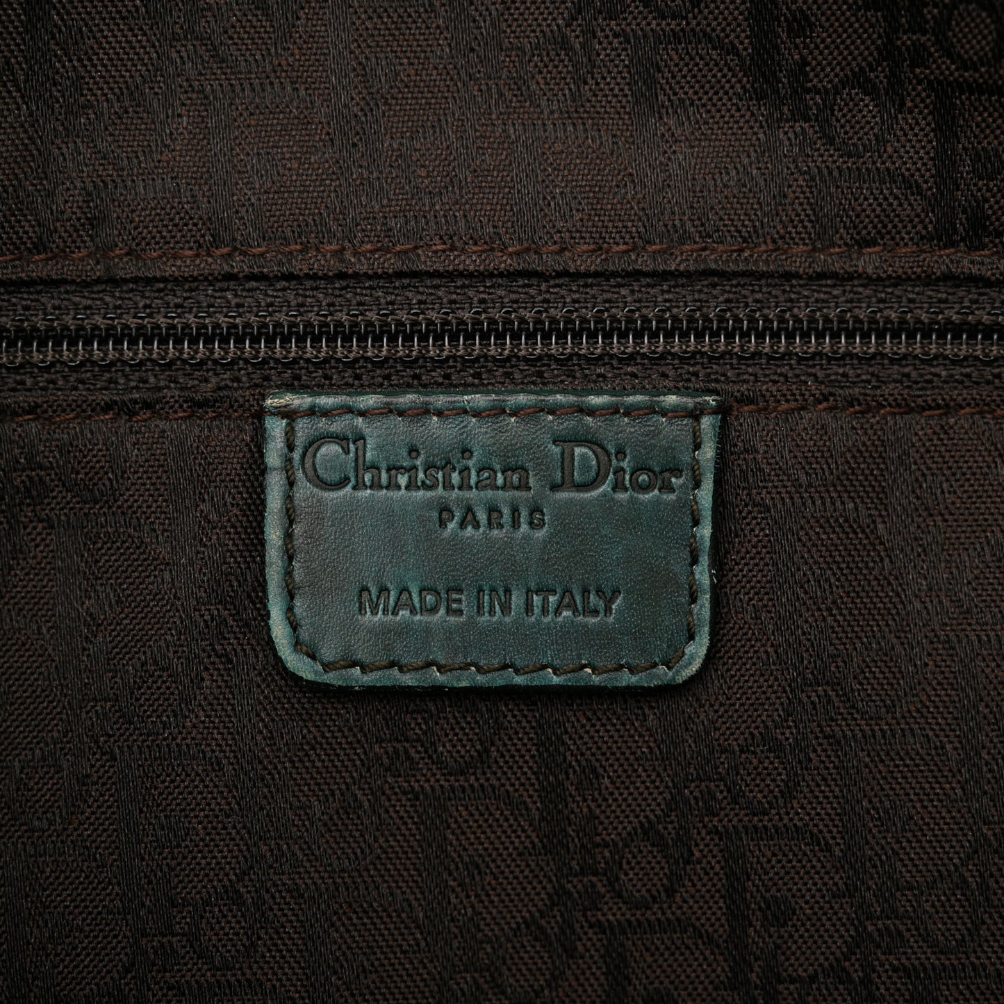Suede Calfskin Medium Gaucho Double Saddle Green