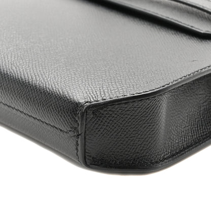 Hermes Epsom Kelly Depeches 25 Pouch Black 11 of 11