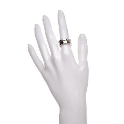 Bulgari 18K White Gold B.Zero1 Two-Band Ring 50 5.25 2 of 5