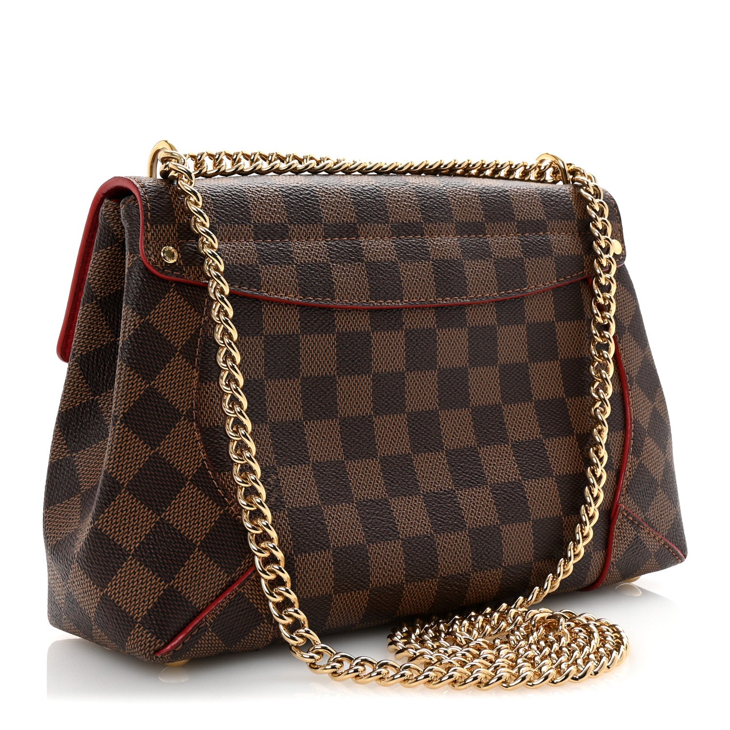 Louis Vuitton Damier Ebene Caissa Clutch Cherry 3 of 9