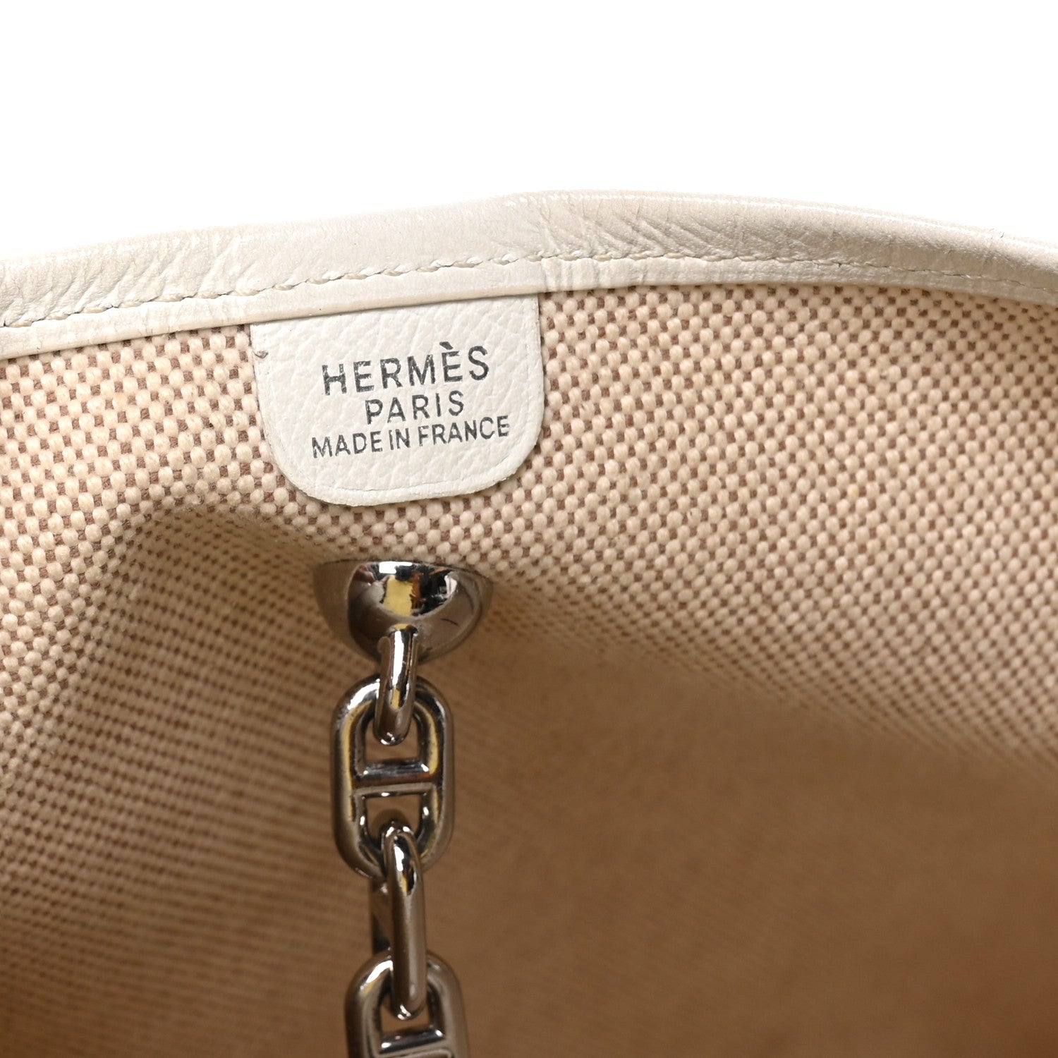 Hermes Toile H Ardennes Vespa PM White 6 of 11