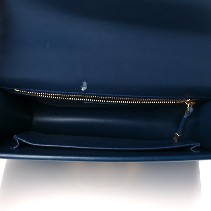 Christian Dior Smooth Calfskin Gradient 30 Montaigne Flap Bag Indigo Blue 5 of 12