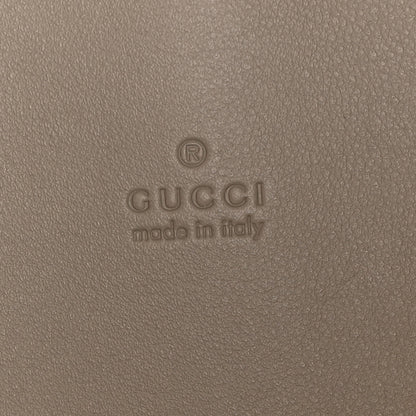 Gucci Mirror Effect GG Monogram Appia Calfskin Web Double Buckle Backpack Silver 7 of 10