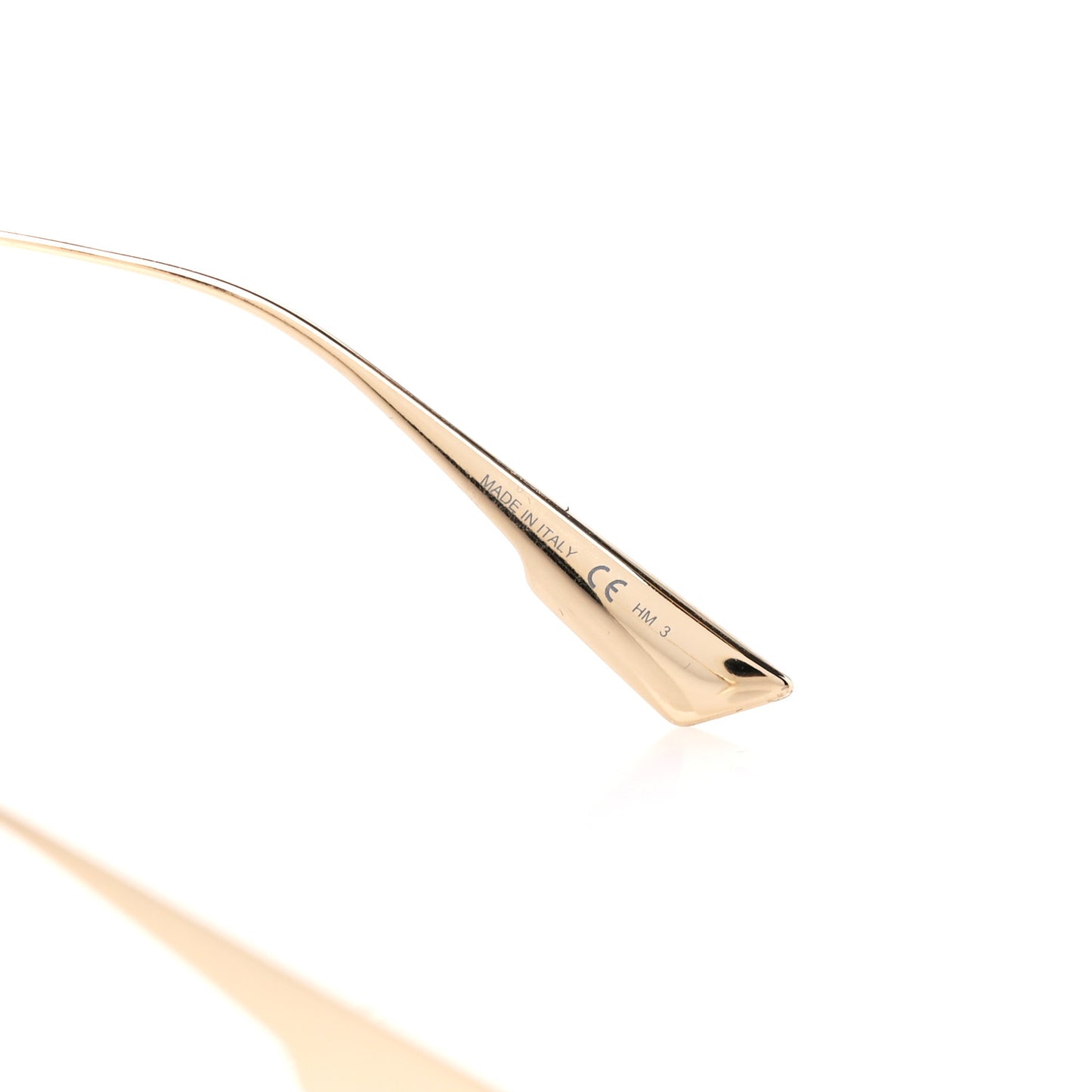 Metal Stellaire 1 Square Sunglasses Gold