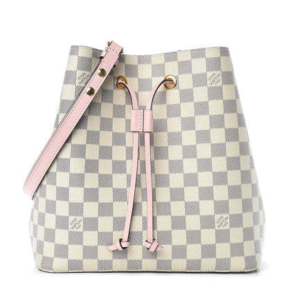 Louis Vuitton Damier Azur Neonoe MM Eau De Rose 1 of 8