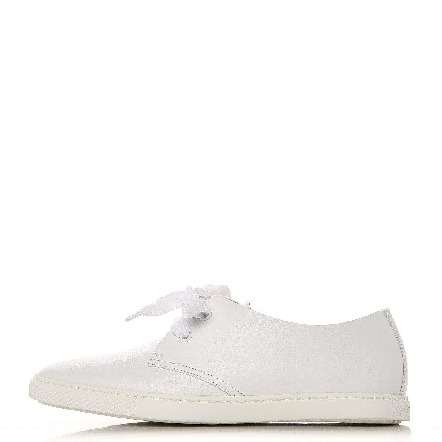 Hermes Calfskin One Sneakers 38 White 1 of 12
