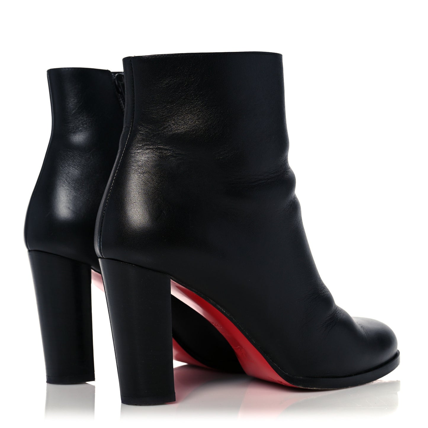 Calfskin Adox 85 Ankle Boots 39.5 Black