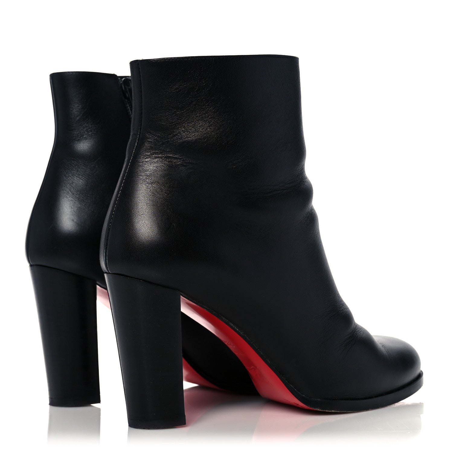 Christian Louboutin Calfskin Adox 85 Ankle Boots 39.5 Black 4 of 12
