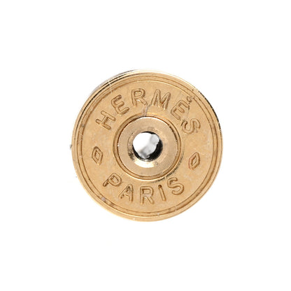 Hermes Permabrass Horn Large Chaine d'Ancre Earrings Dore 4 of 5