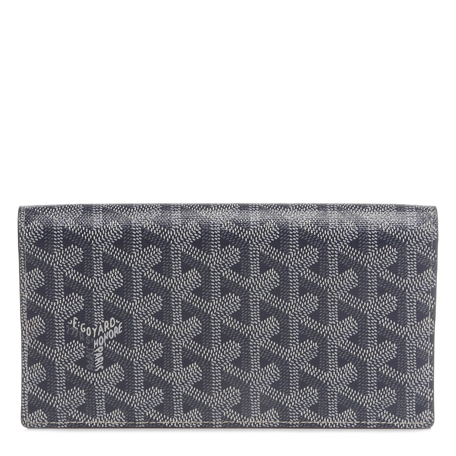Goyard Goyardine Leather Richelieu Wallet Grey 1 of 8
