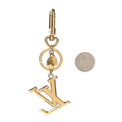 Louis Vuitton LV Facettes Bag Charm Key Holder Gold 2 of 2