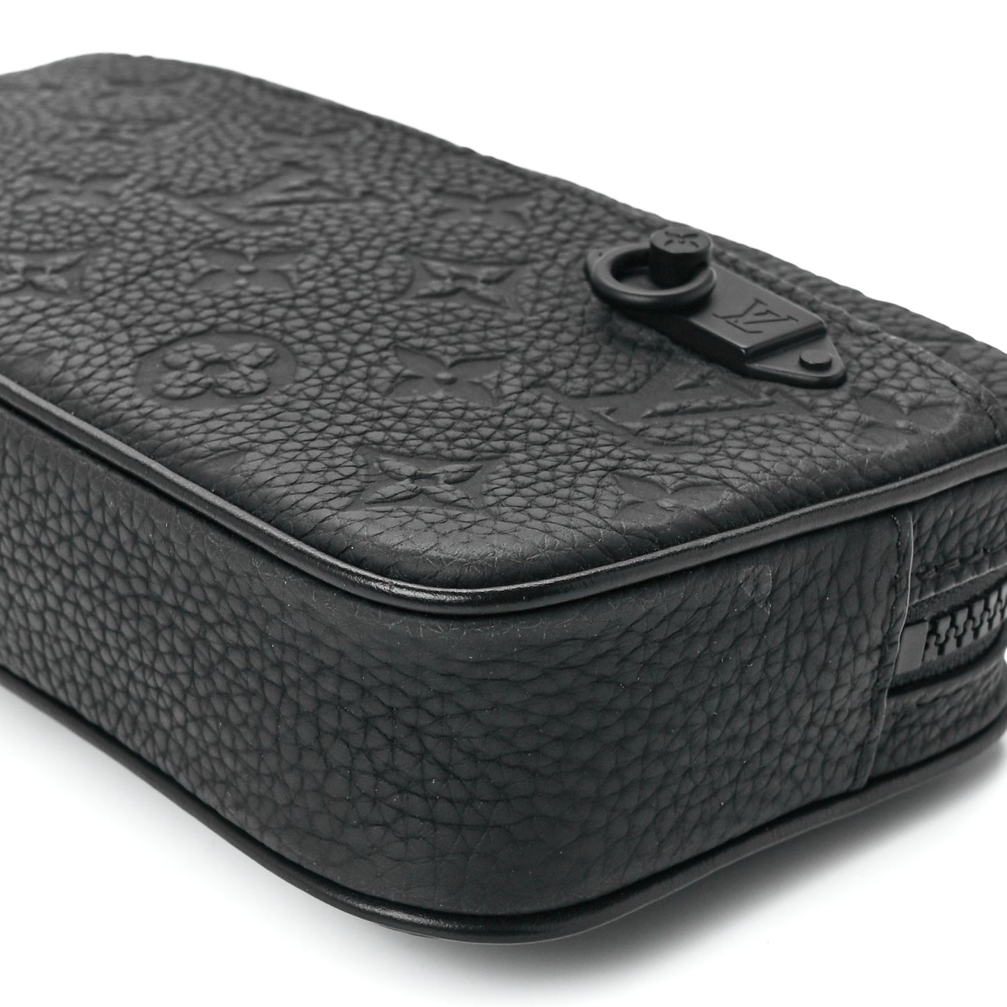 Taurillon Monogram Uniformes Solar Ray Soft Pochette Volga Belt Bag Black