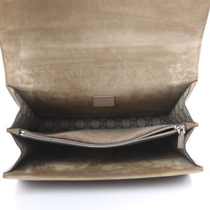 Gucci GG Supreme Monogram Medium Dionysus Shoulder Bag Taupe 5 of 14