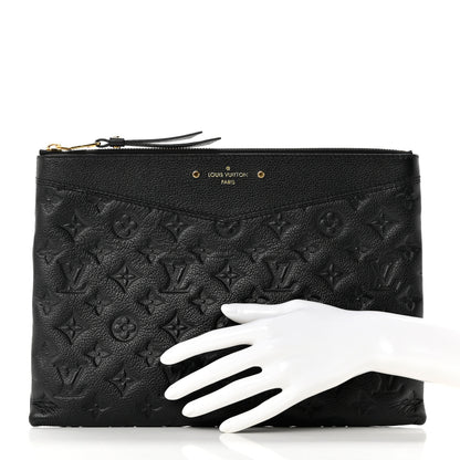 Louis Vuitton Empreinte Daily Pouch Black 2 of 7