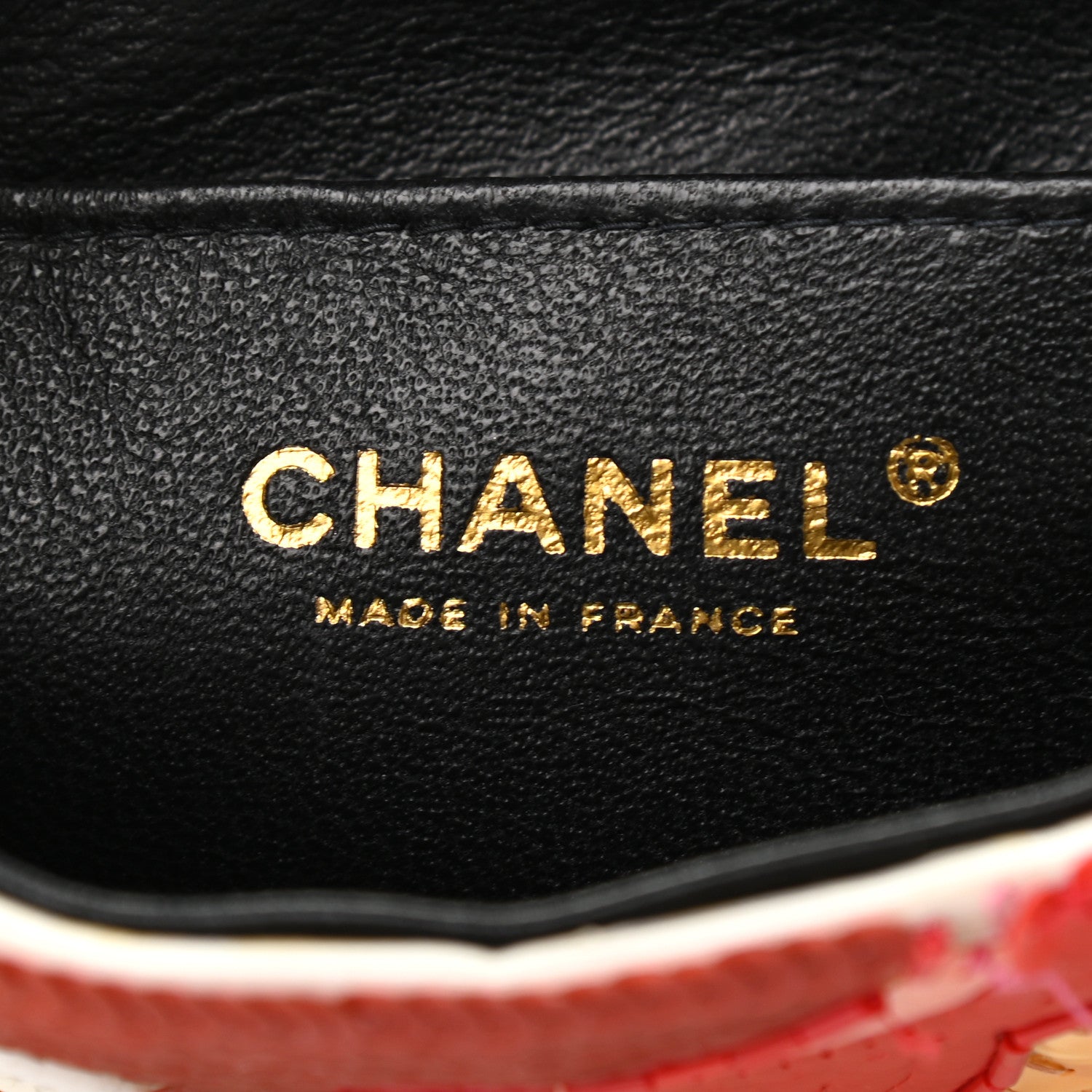 Chanel Velvet Sequin Beaded Tassel Clutch Black 6 of 9