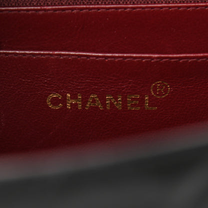 Chanel Lambskin Quilted XL Jumbo Single Flap Black 5 of 12